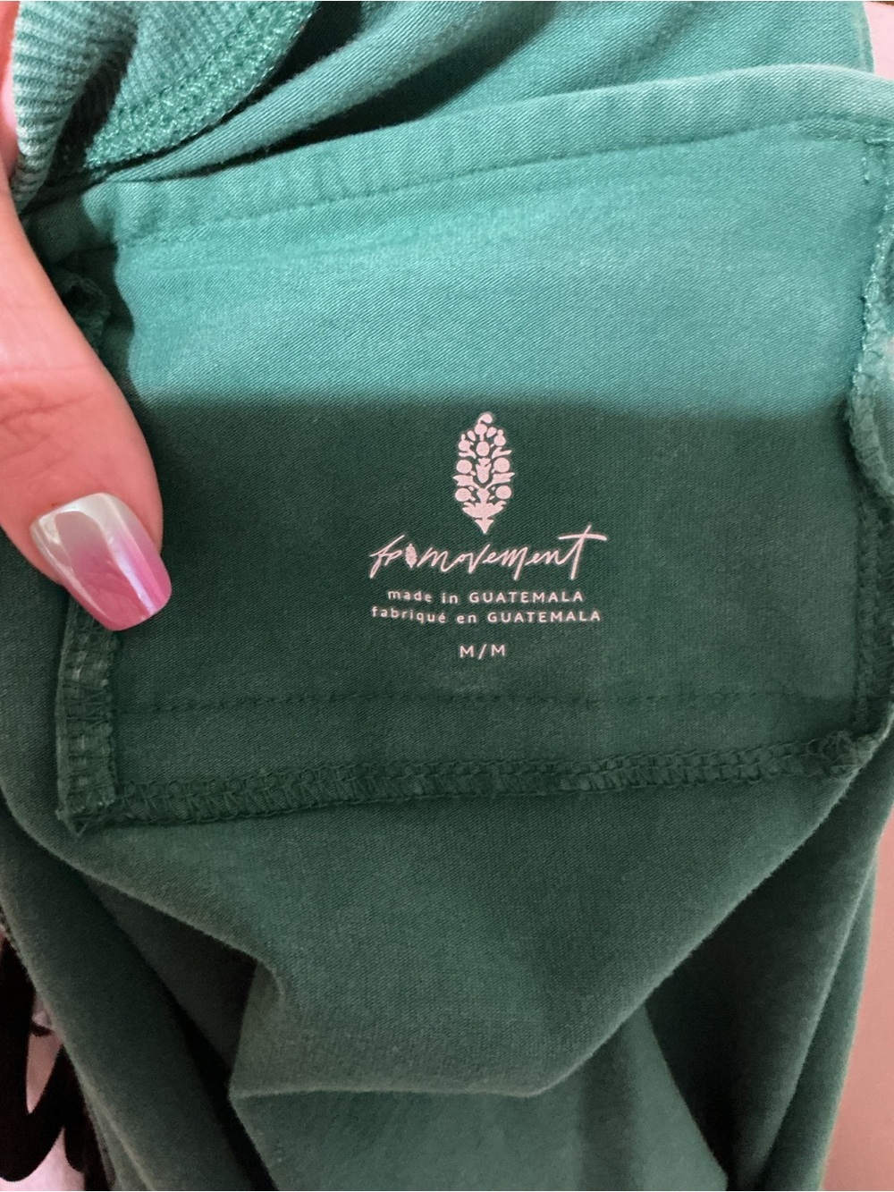 FP Movement by Free People Hot Shot Tunic Tank NWOT in Heritage Green - Picture 7 of 7